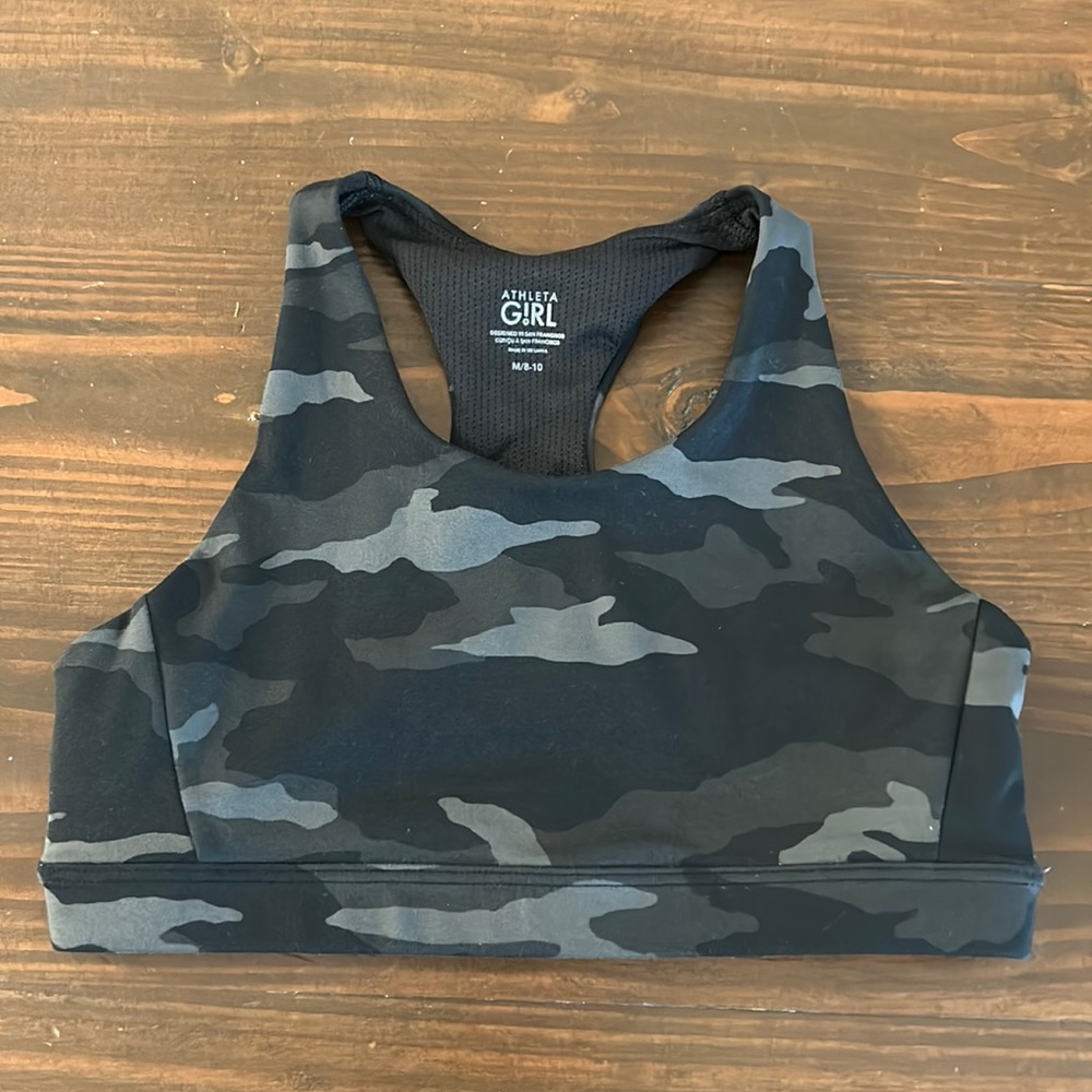 Athleta Girl Sports Bra Size M 8/10